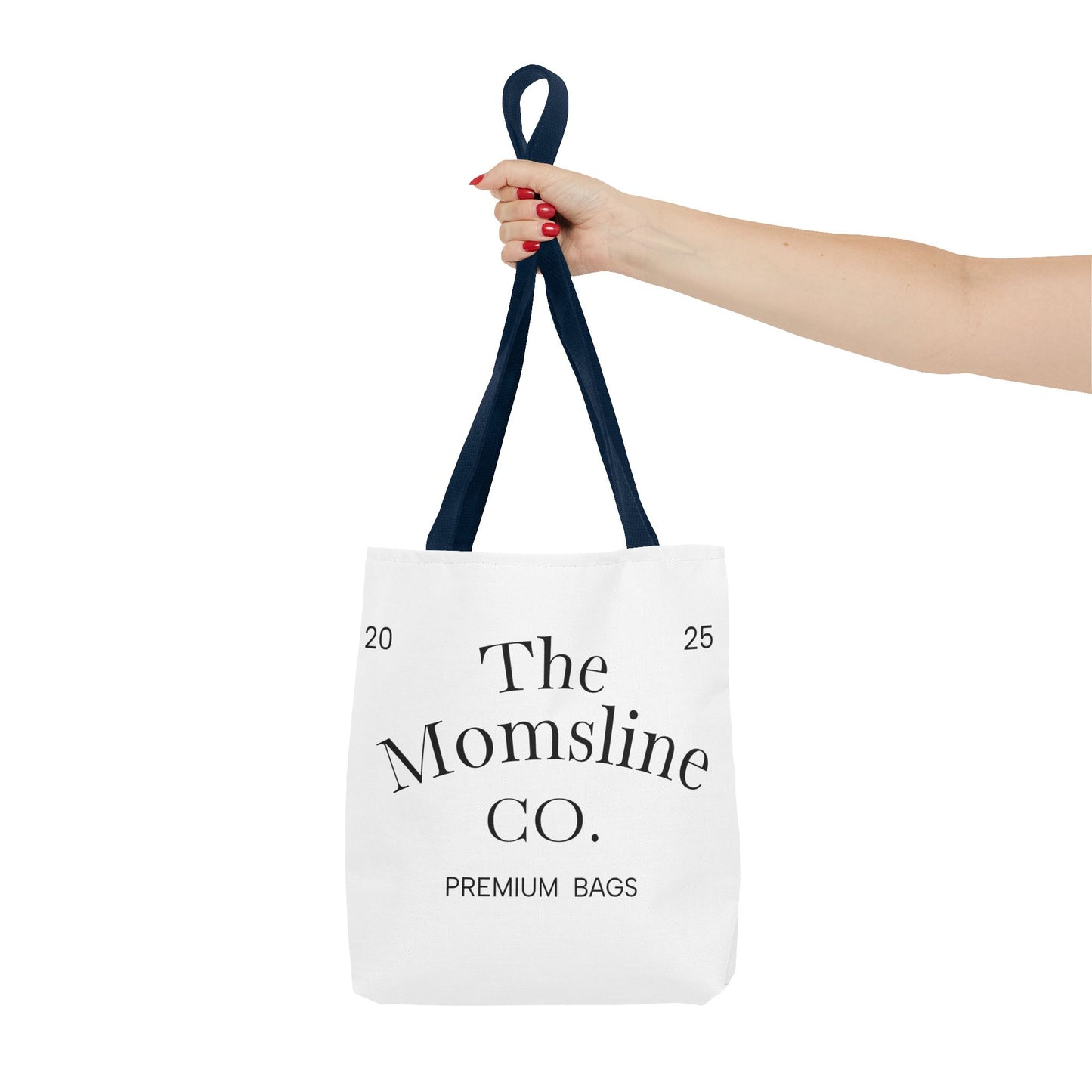 The Momsline Collection™ Tote Bag – Stylish, Reusable, Minimalist Gift for Moms