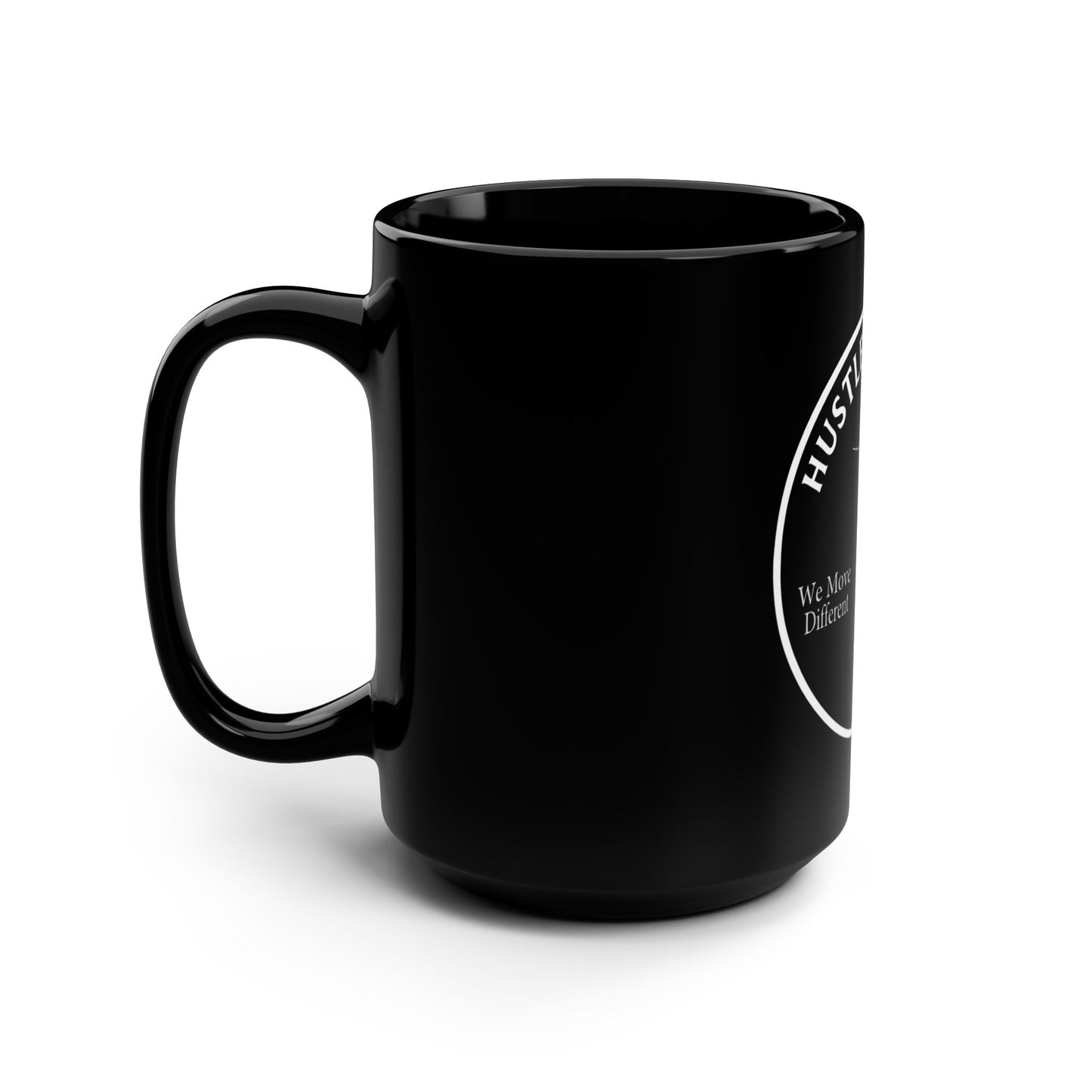 Hustle Geniuses Black Mug | 15oz Coffee Cup, Motivational Gift, Office Decor, Hustle Culture, Entrepreneur Mug