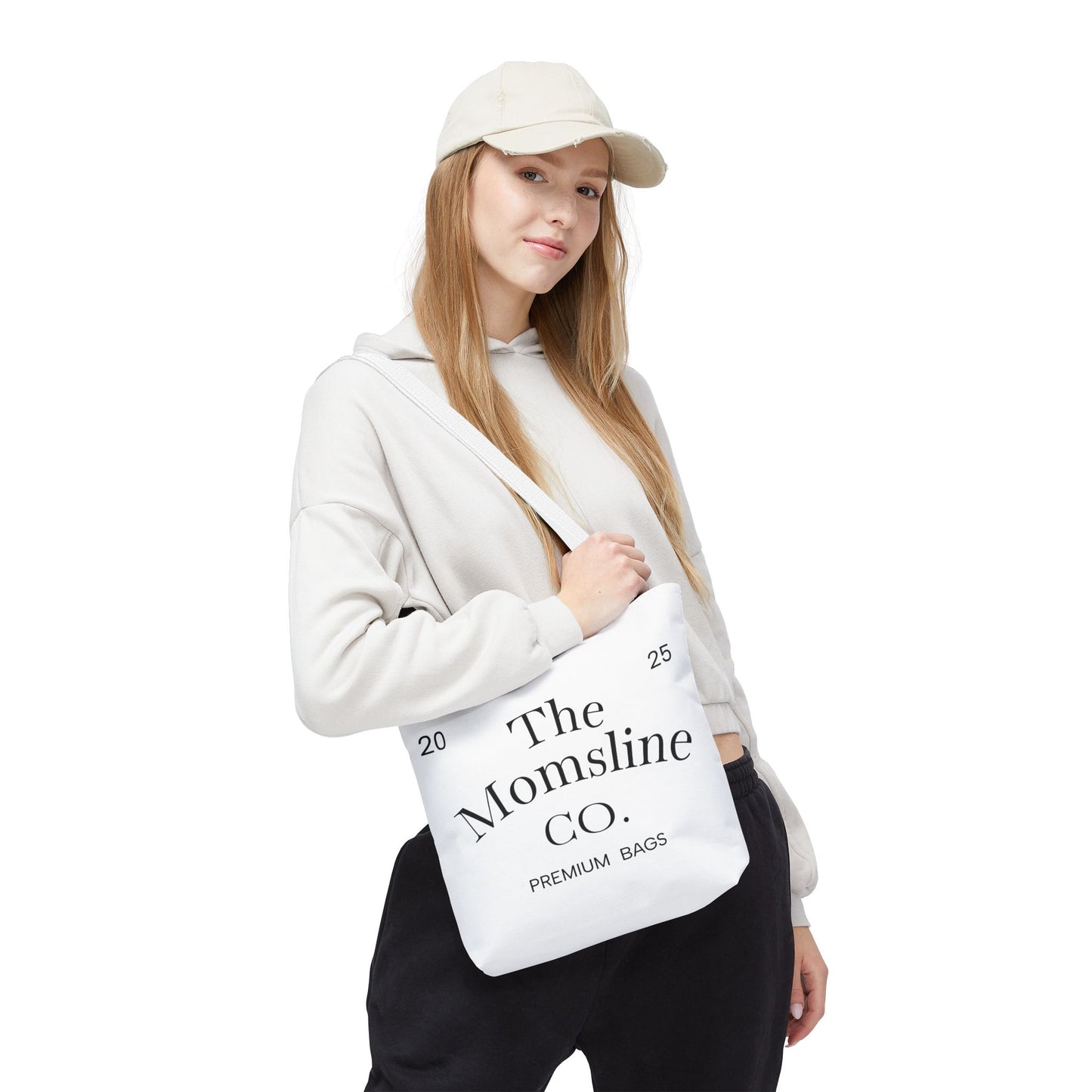 The Momsline Collection™ Tote Bag – Stylish, Reusable, Minimalist Gift for Moms