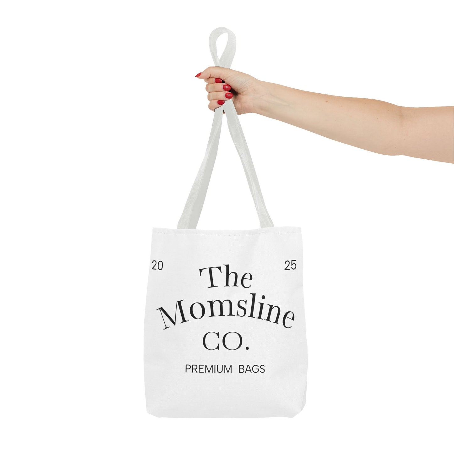 The Momsline Collection™ Tote Bag – Stylish, Reusable, Minimalist Gift for Moms