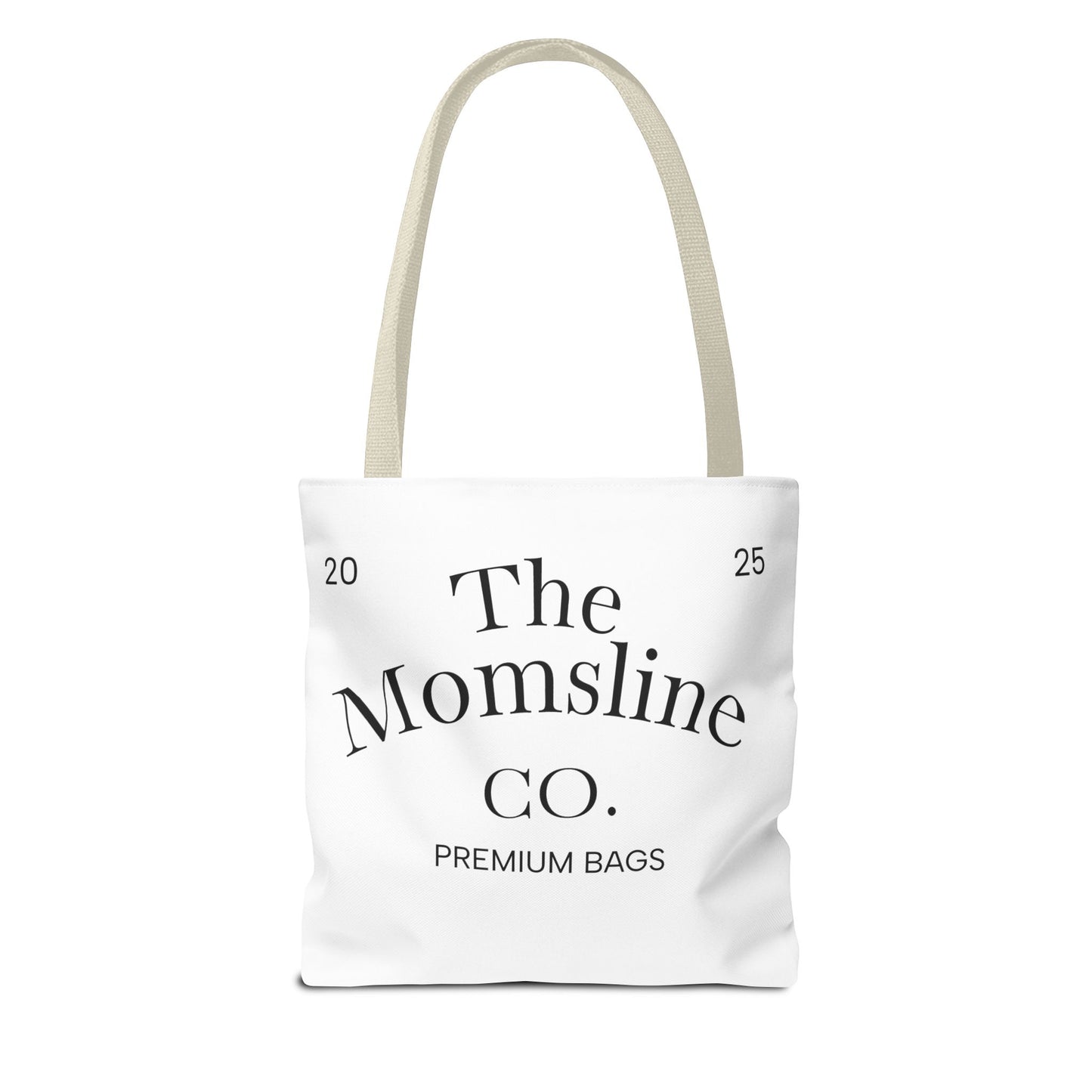 The Momsline Collection™ Tote Bag – Stylish, Reusable, Minimalist Gift for Moms