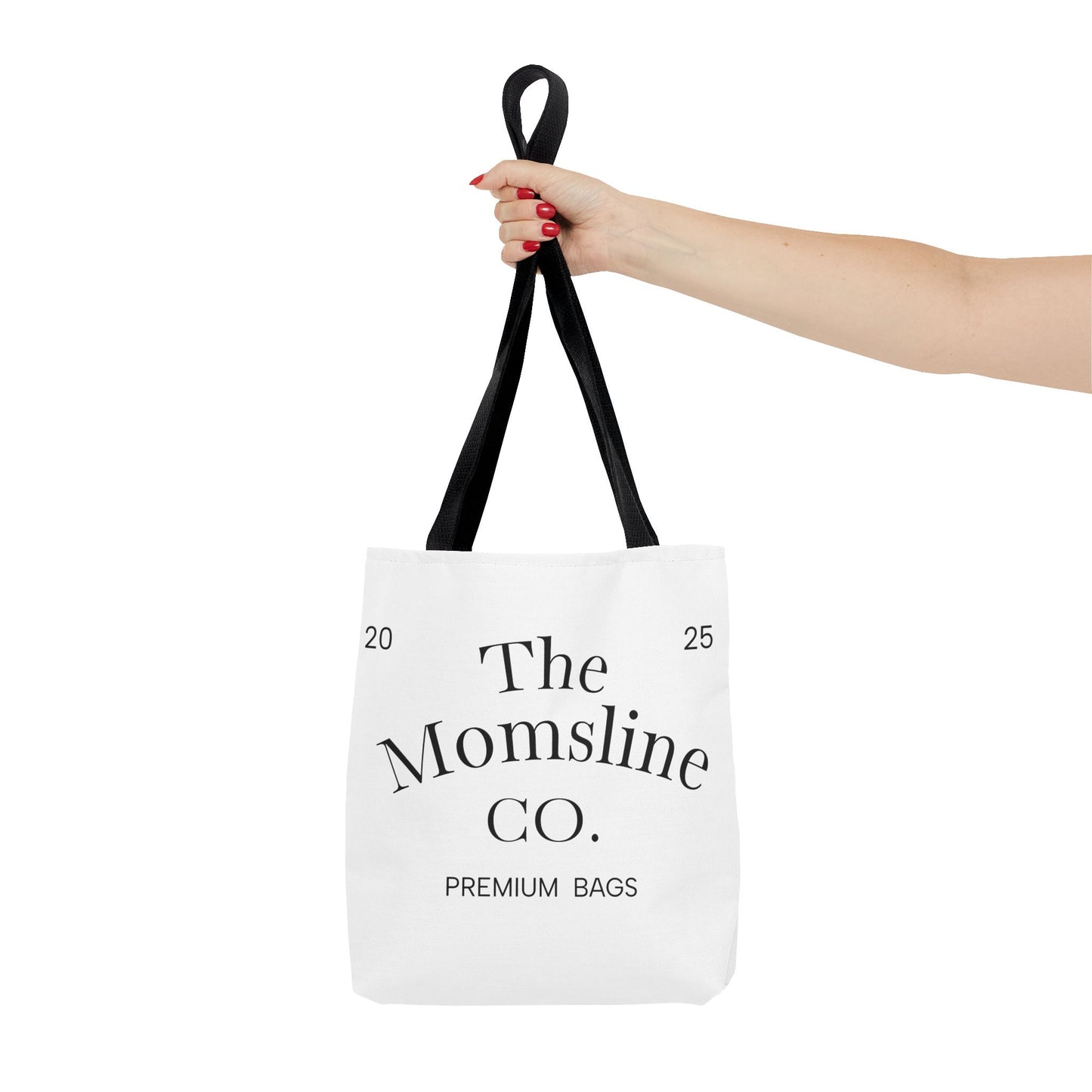 The Momsline Collection™ Tote Bag – Stylish, Reusable, Minimalist Gift for Moms