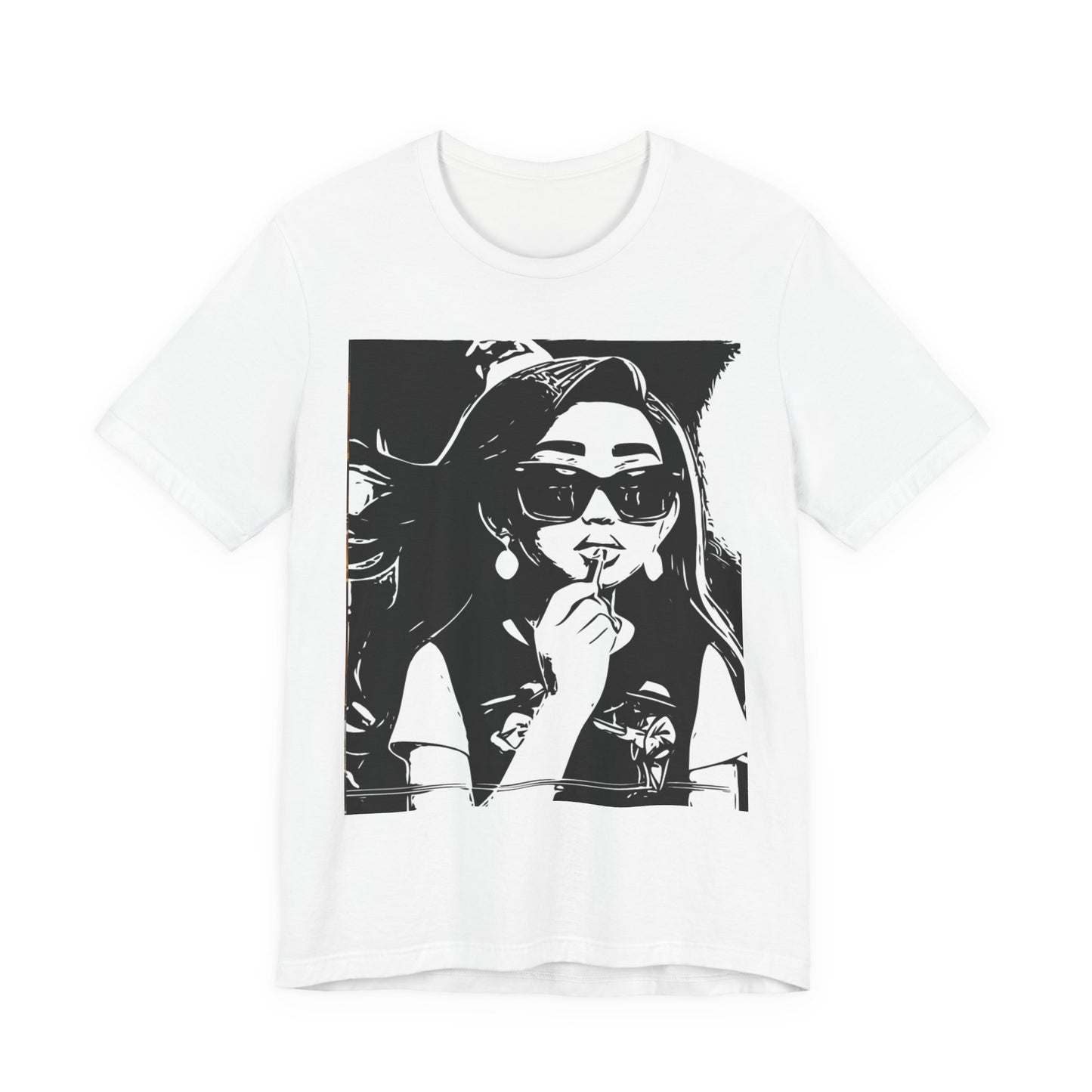 Chic Graphic Tee for Trendsetters, Unique Cotton T-Shirt, Statement Wear, Casual Streetwear, Gift for Fashion Lovers