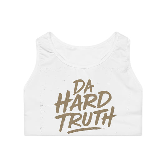 DA HARD TRUTH™ Sports Bra – Vault White Edition