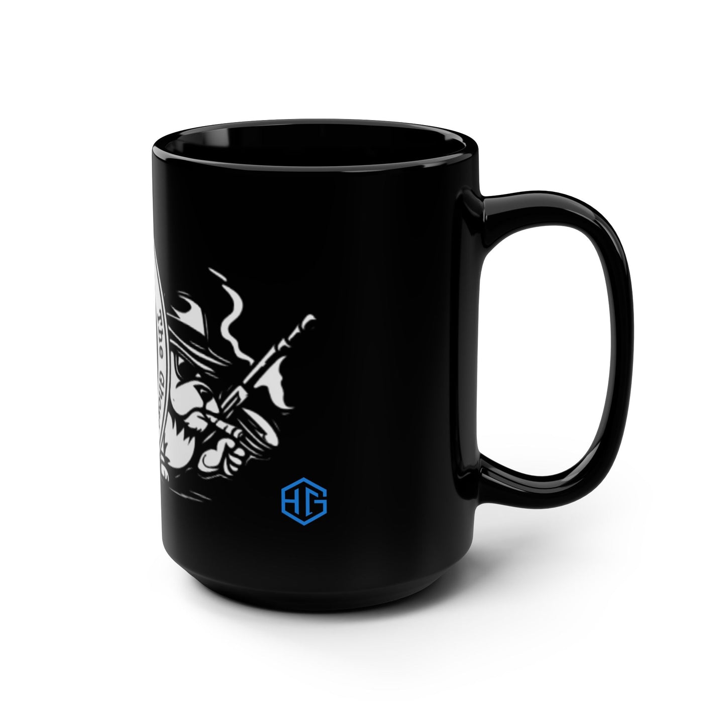 Cool Ghost Themed Black Mug, 15oz | Perfect for Gifts, Coffee Lovers, Halloween, Housewarming, Collectors