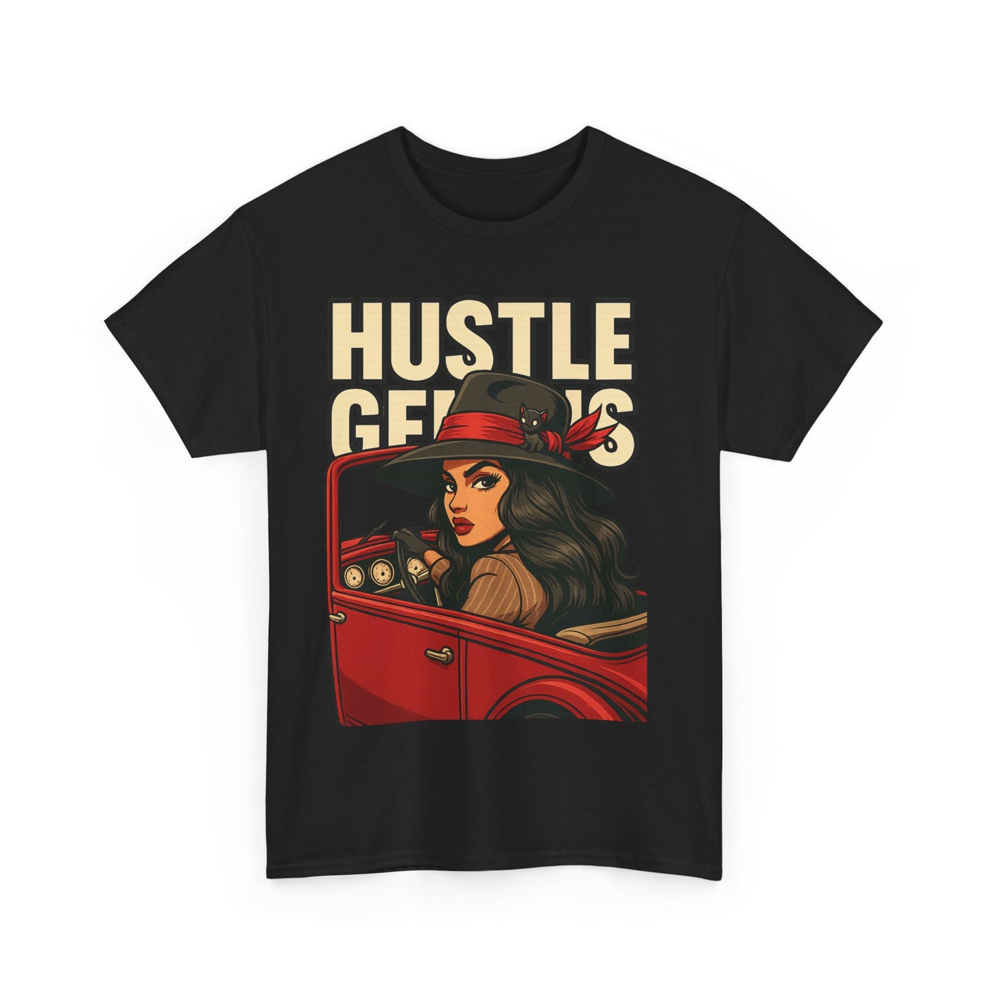 Hustle Genius™ Drive Tee (Rollin’ in Red Edition)