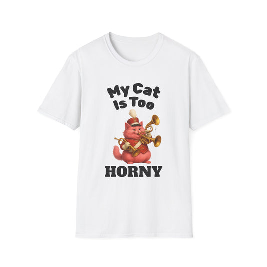 Humorous Cat T-Shirt, Funny Tee for Cat Lovers, Gifts for Cat Owners, Quirky Casual Shirt, Unique Pet Humor Apparel