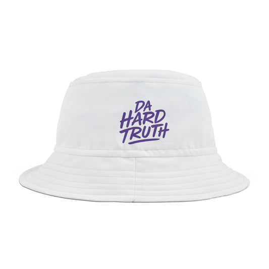 Trendy Bucket Hat - "DA HARD TRUTH" - Stylish Beachwear, Versatile Street Fashion, Gift for Music Lovers, Summer Accessory