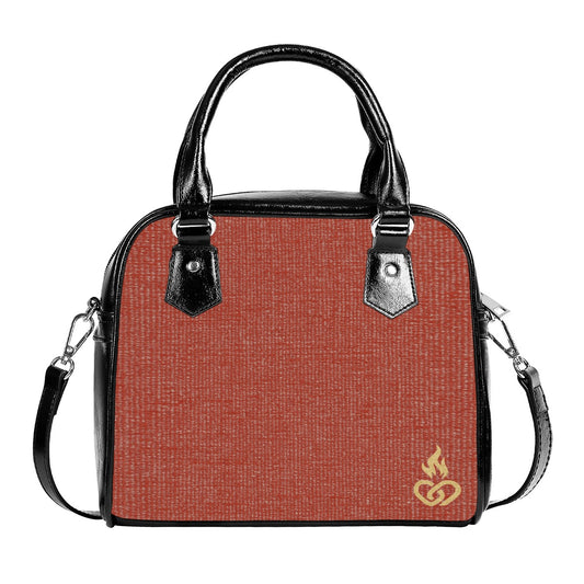 HG “Flame Status” Signature Handbag – Red Tweed Edition