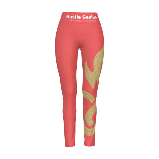 HG™ Heat Signal Leggings – Coral Blaze Edition