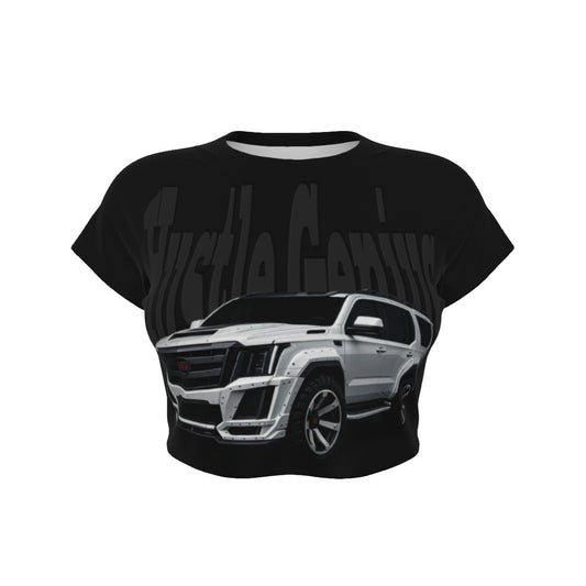 HG “Armored Ambition” Crop Tee – Black Edition
