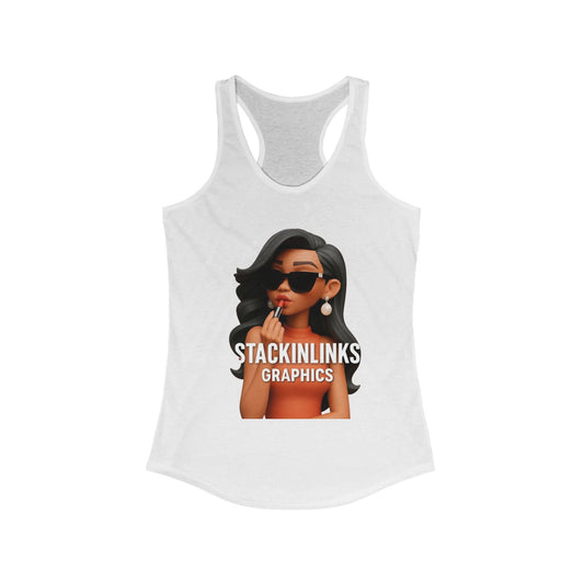 Chic Graphic Tank Top - Summer Fashion, Casual Wear, Beach Vibes, Gift for Her, Trendy Summer Outfits