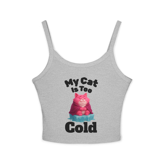 Funny Cat Themed Women's Tank Top, Cute Summer Apparel, Gift for Cat Lovers, Cat Lover's Tee, Playful Fashion