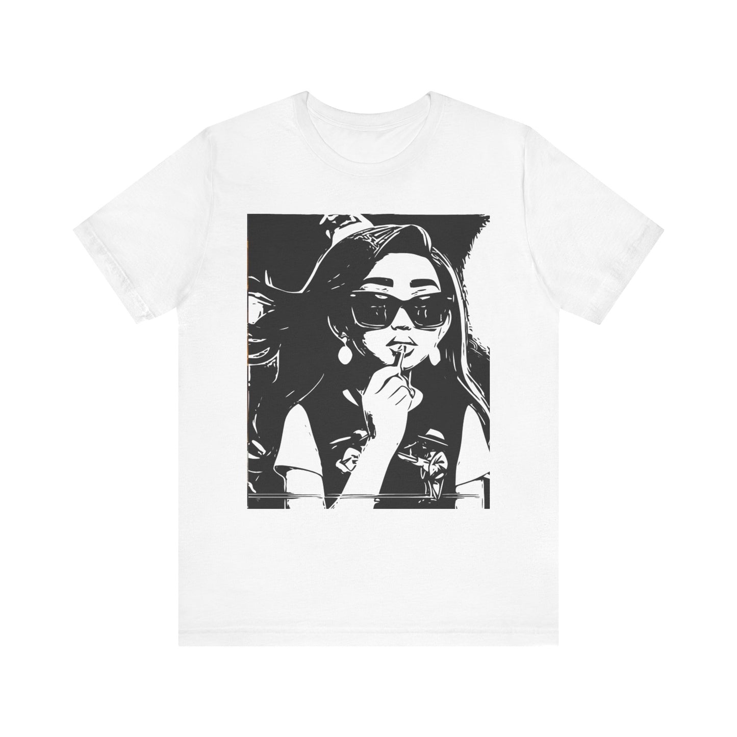 Chic Graphic Tee for Trendsetters, Unique Cotton T-Shirt, Statement Wear, Casual Streetwear, Gift for Fashion Lovers