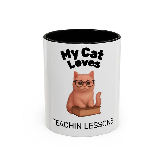 Colorful Cat Teacher Mug with Funny Quote, Gift for Cat Lovers, Back to School, Cute Coffee Tea Cup, Fun Classroom Decor, Teacher [...]