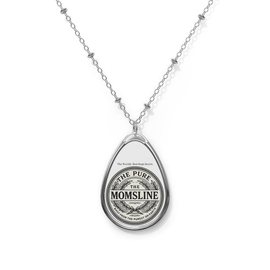"MOMSLINE™ Signature Seal Necklace"