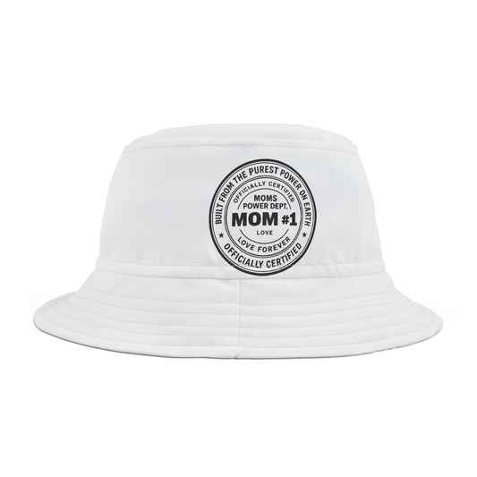Mom's #1 Bucket Hat - Trendy Gift, Summer Fashion, Outdoor Accessories, Unique Mother's Day Present, Casual Style