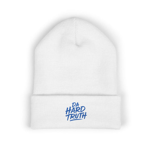 DA HARD TRUTH™ Cuffed Beanie – White Heat Edition